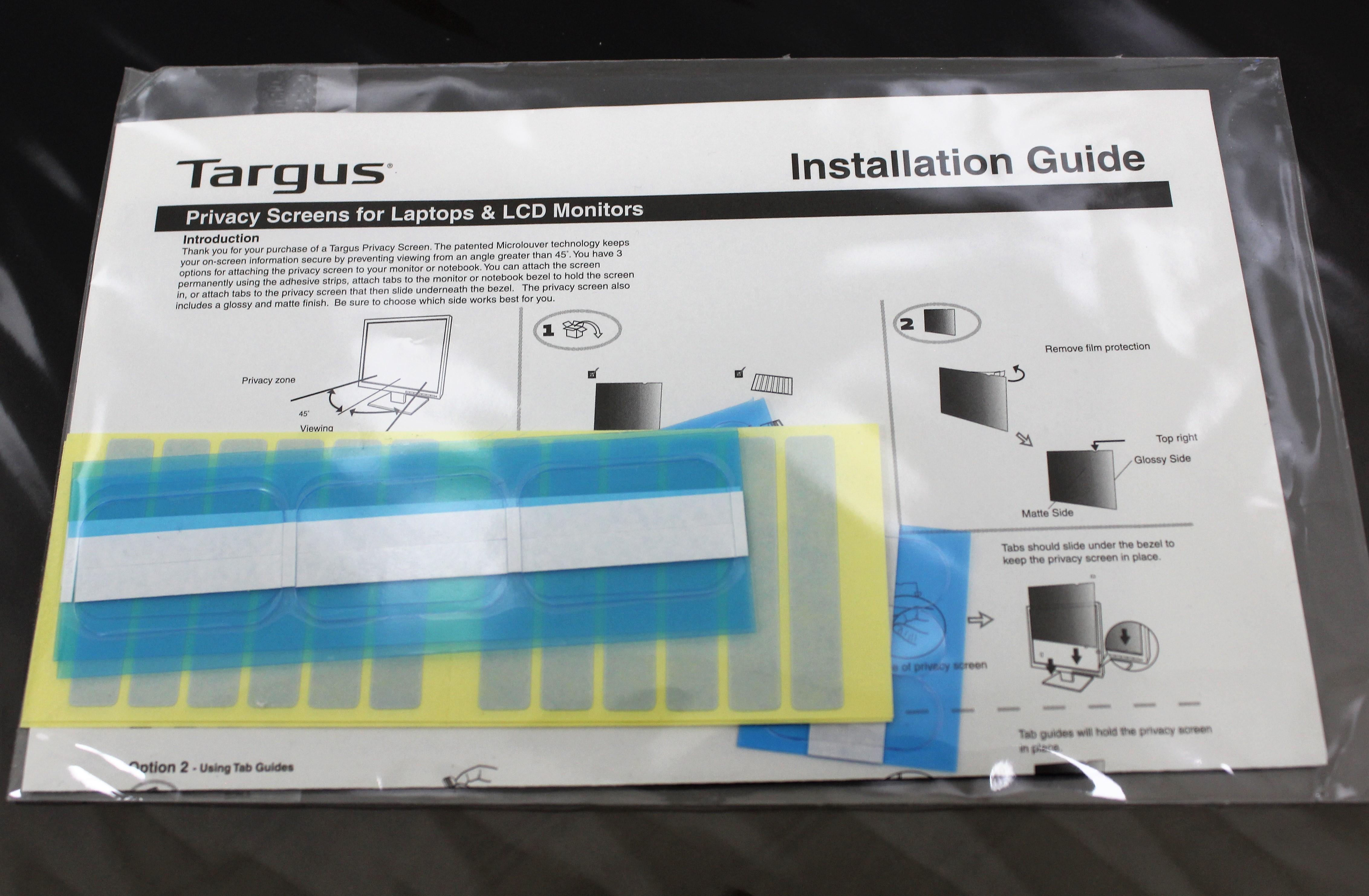 Targus ASF27W9USZ Privacy Screen 27 Inch Widescreen Monitor Filter