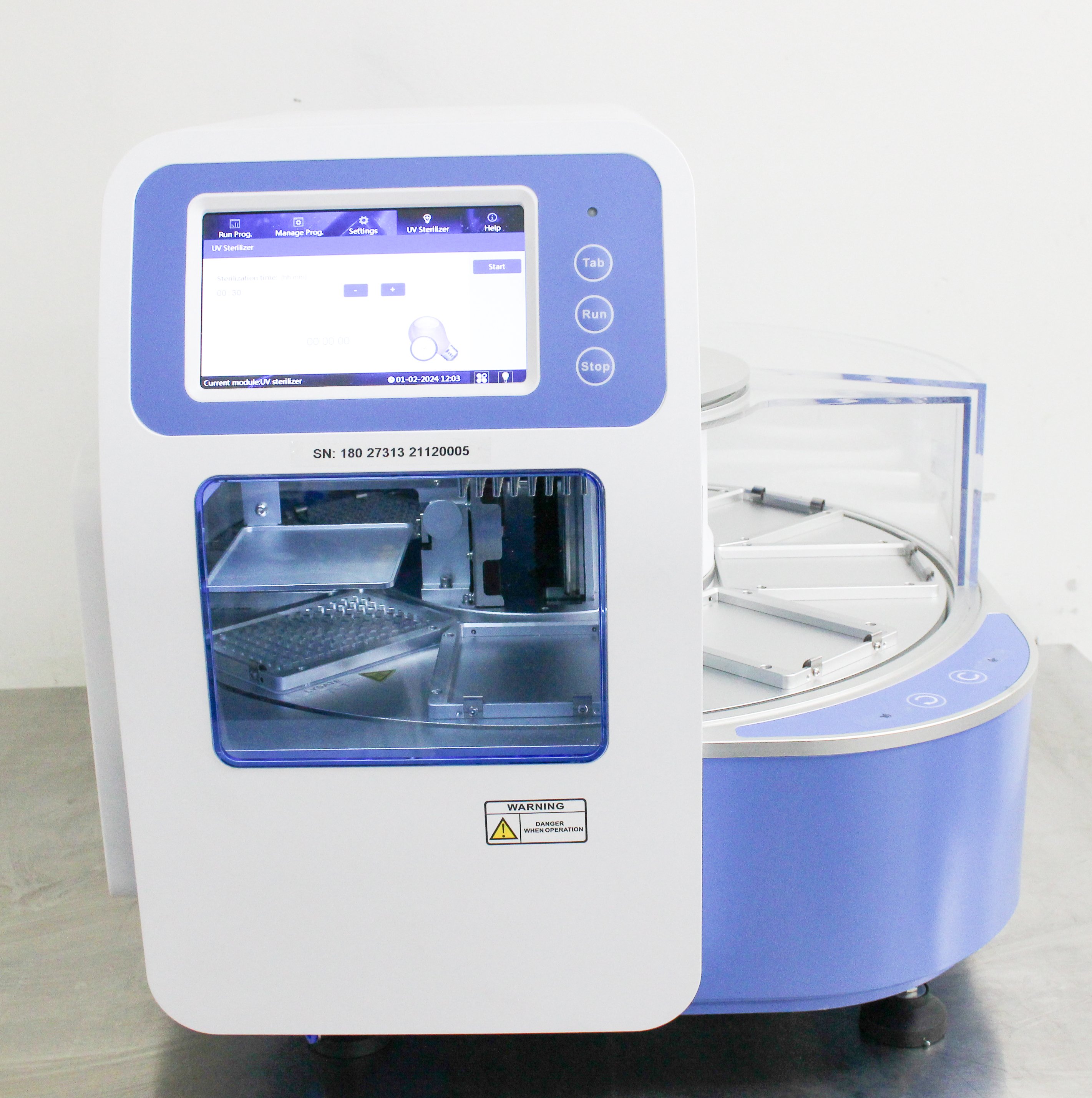BP Genomics pureMAGX 96 DNA Purification System 96 well UV sterilization 120220V