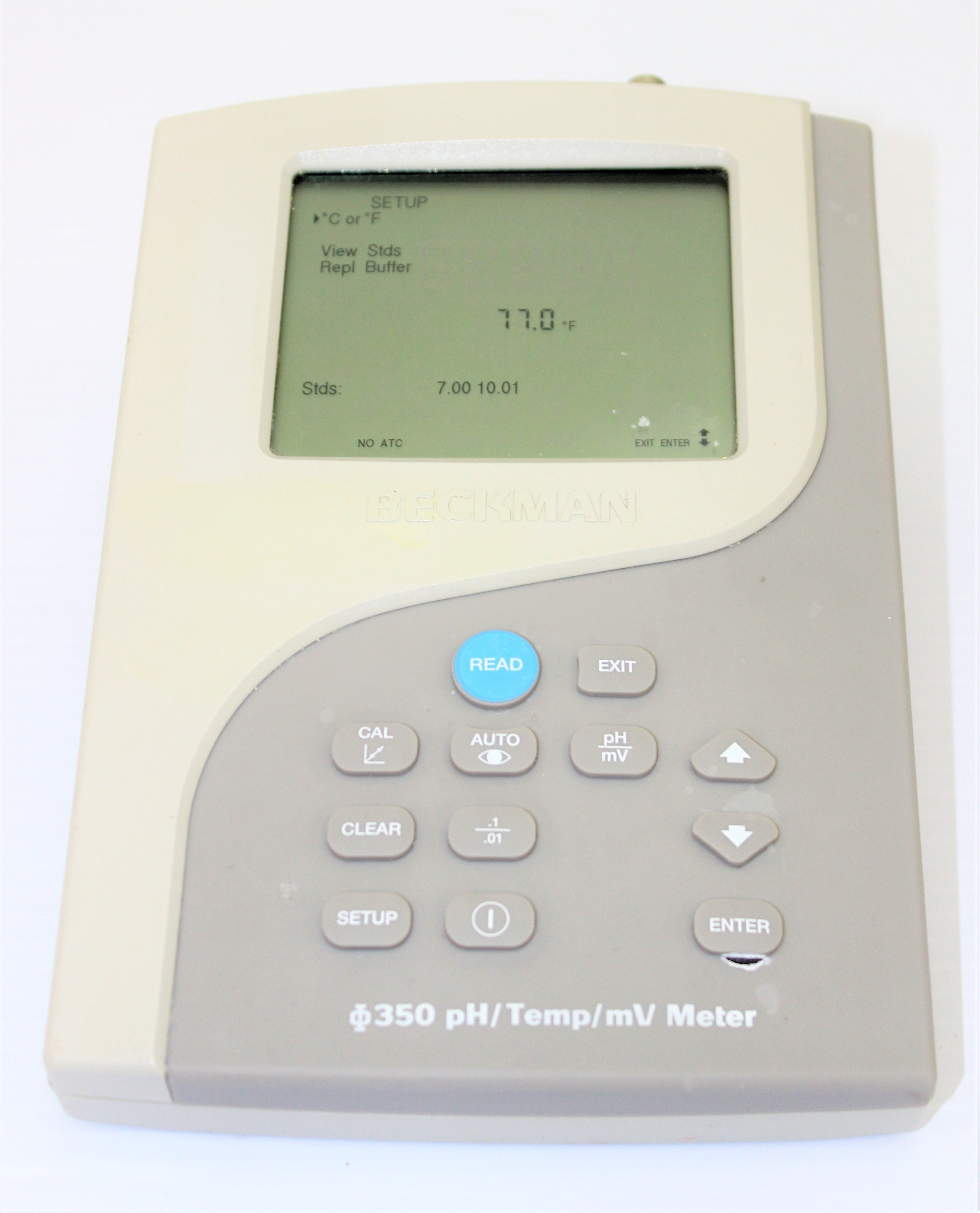 Beckman 350 pH Temp mV Meter - Precise Lab Analysis - Used Condition