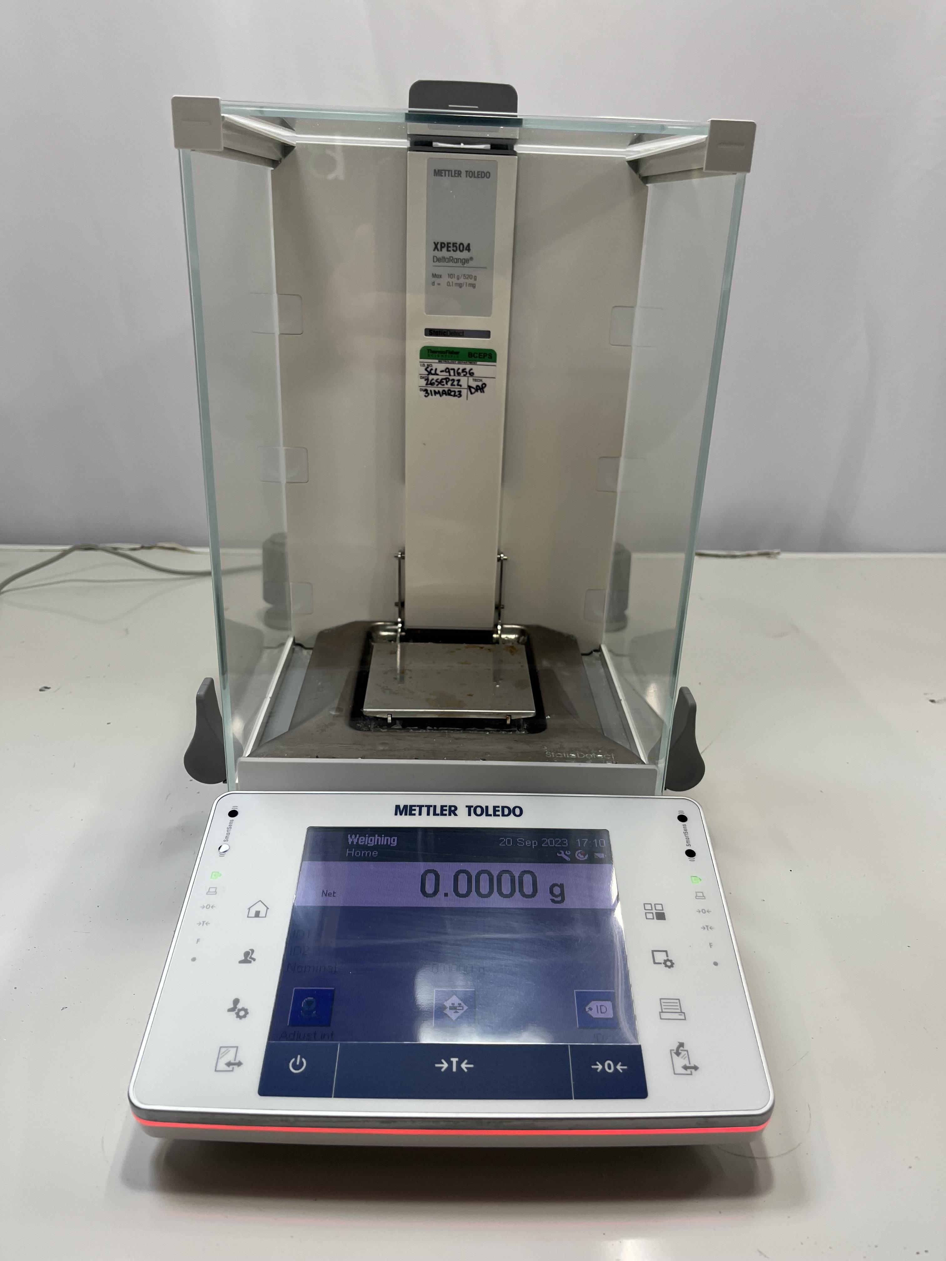 Mettler Toledo XPE504 Scale Balance Analytical Balance Internal Cal 120V 60Hz US