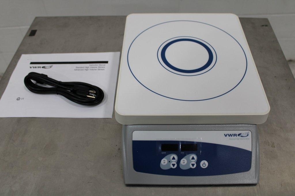 VWR 986922 Stir Plate Digital High Volume Magnetic 120V 50 60 Hz Manual Cord USA