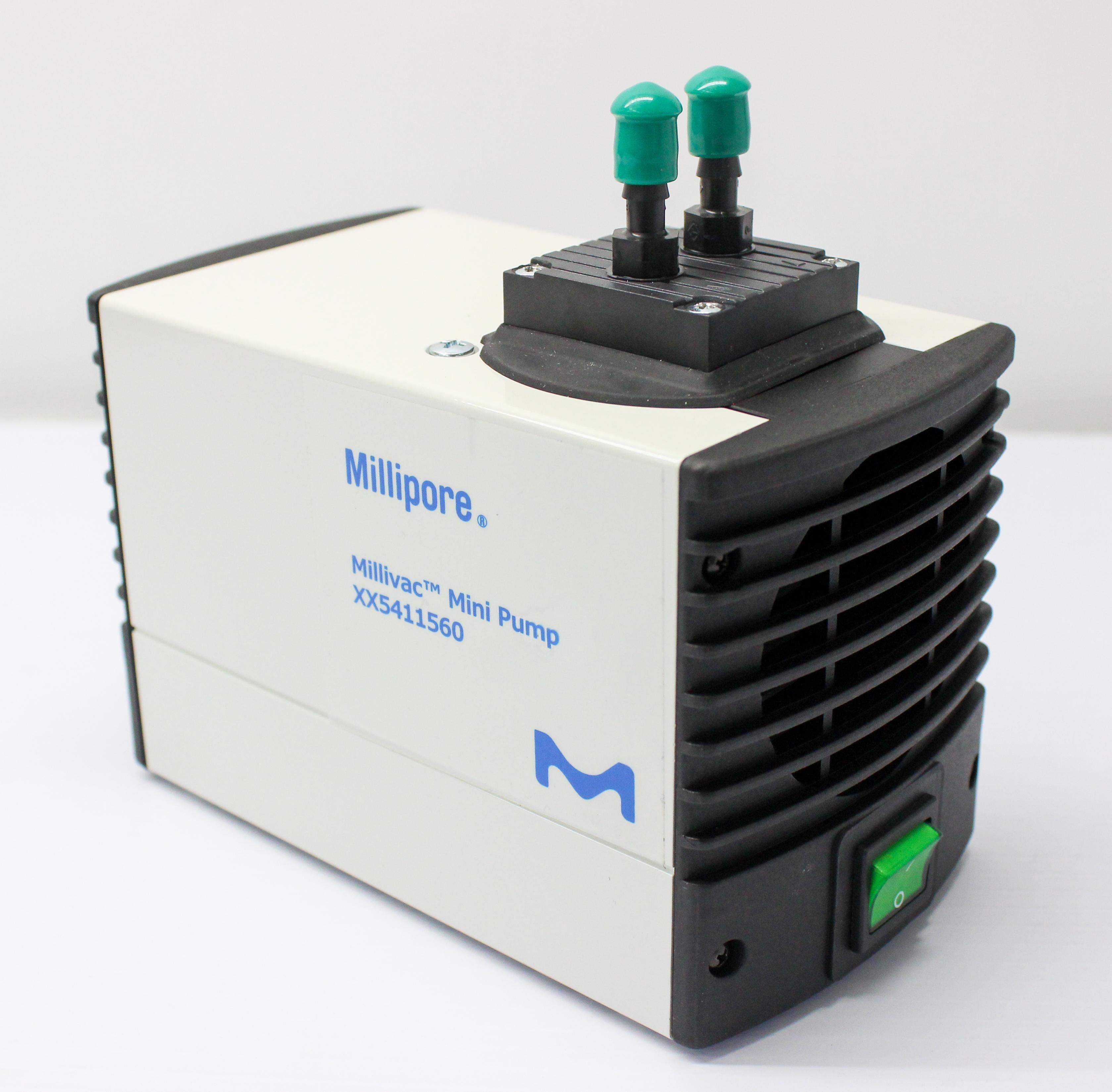 Millipore Millivac Mini Diaphragm Vacuum Pump Vacuum Filtration 120V 60Hz 7lb