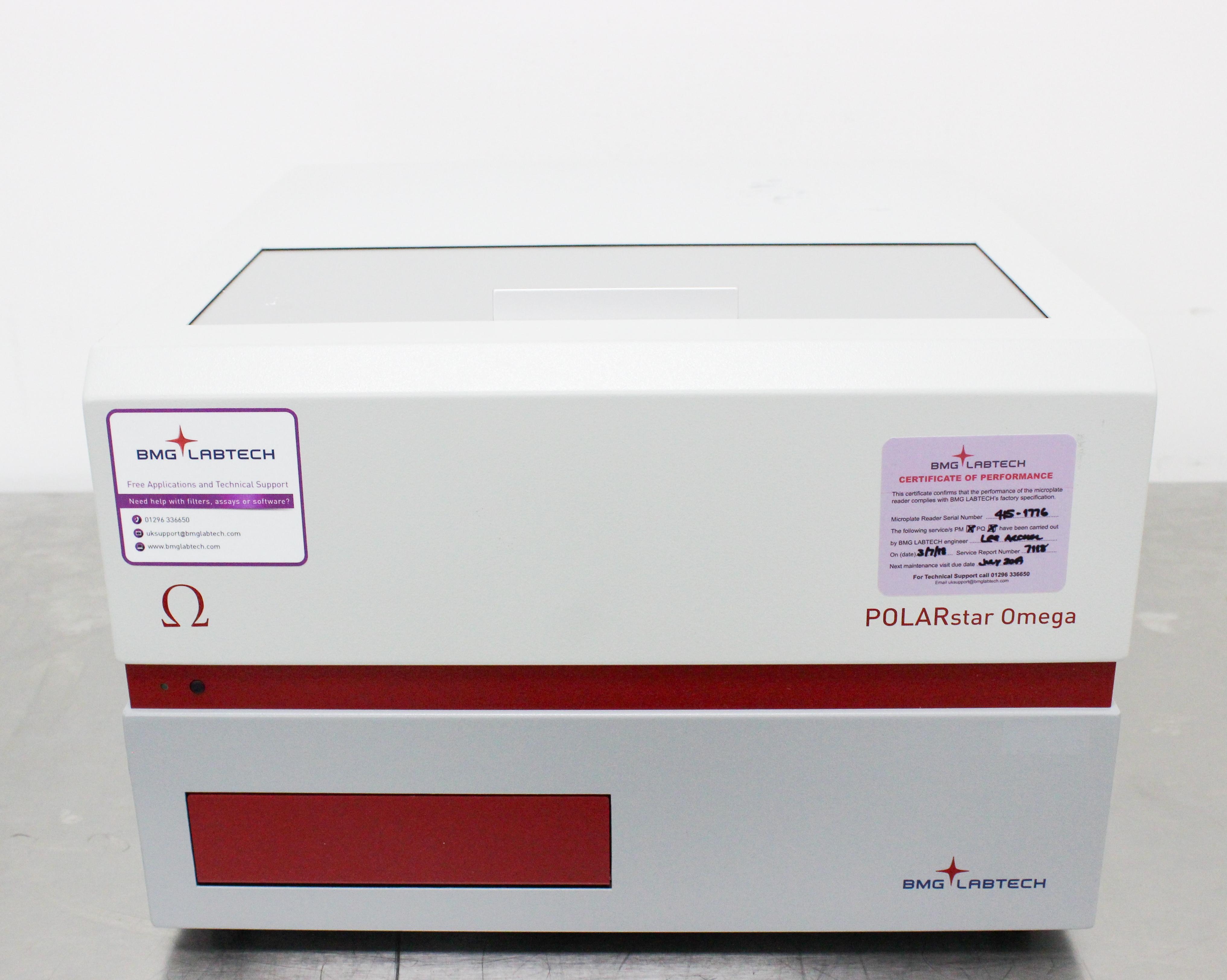 BMG LABTECH POLARstar Omega Spectrometer Multi-mode Microplate Reader 60C