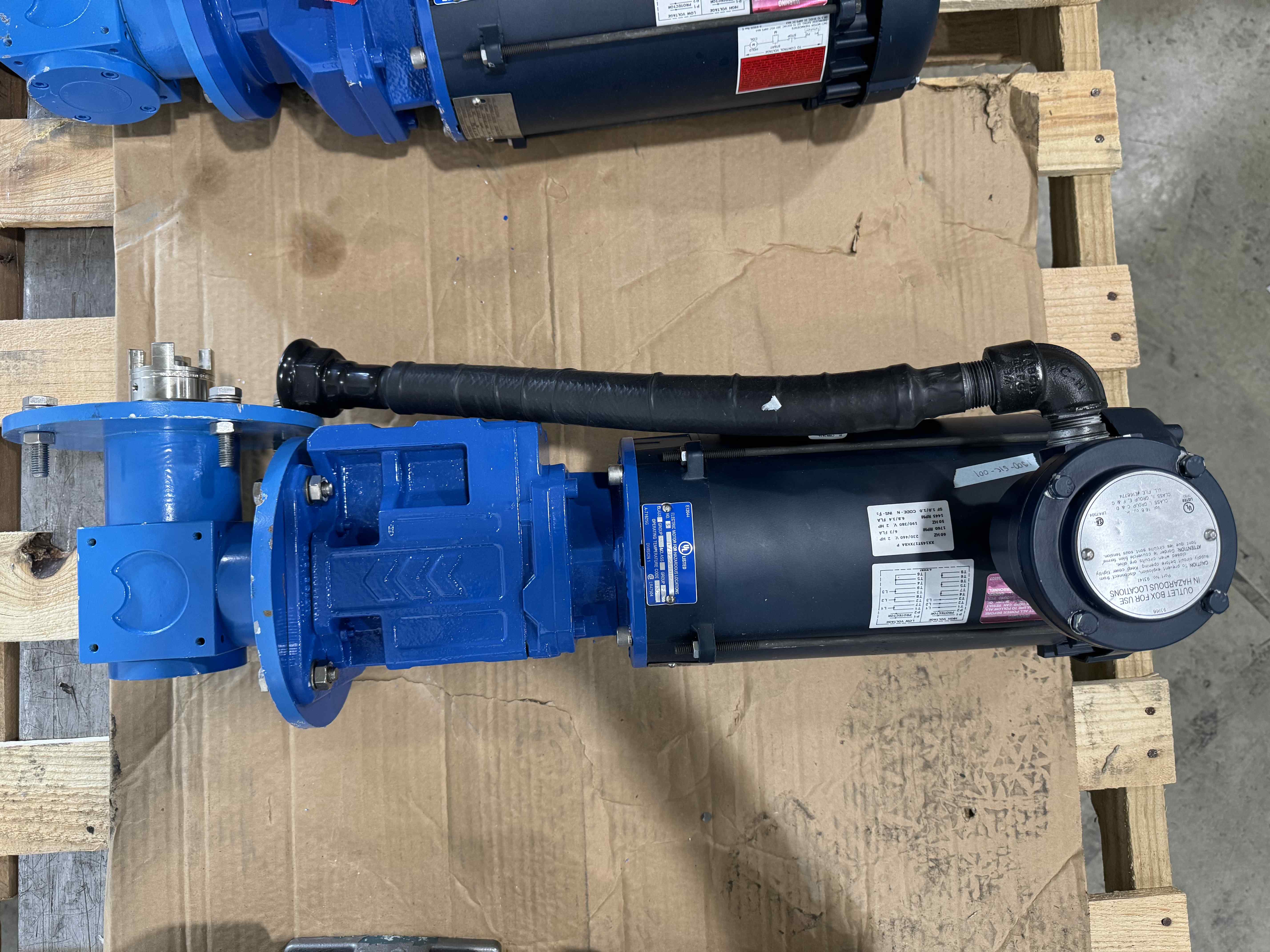 Watt Drive HF 50S NA143 Electric Motor 20 HP 60Hz Rated 230-460V Output
