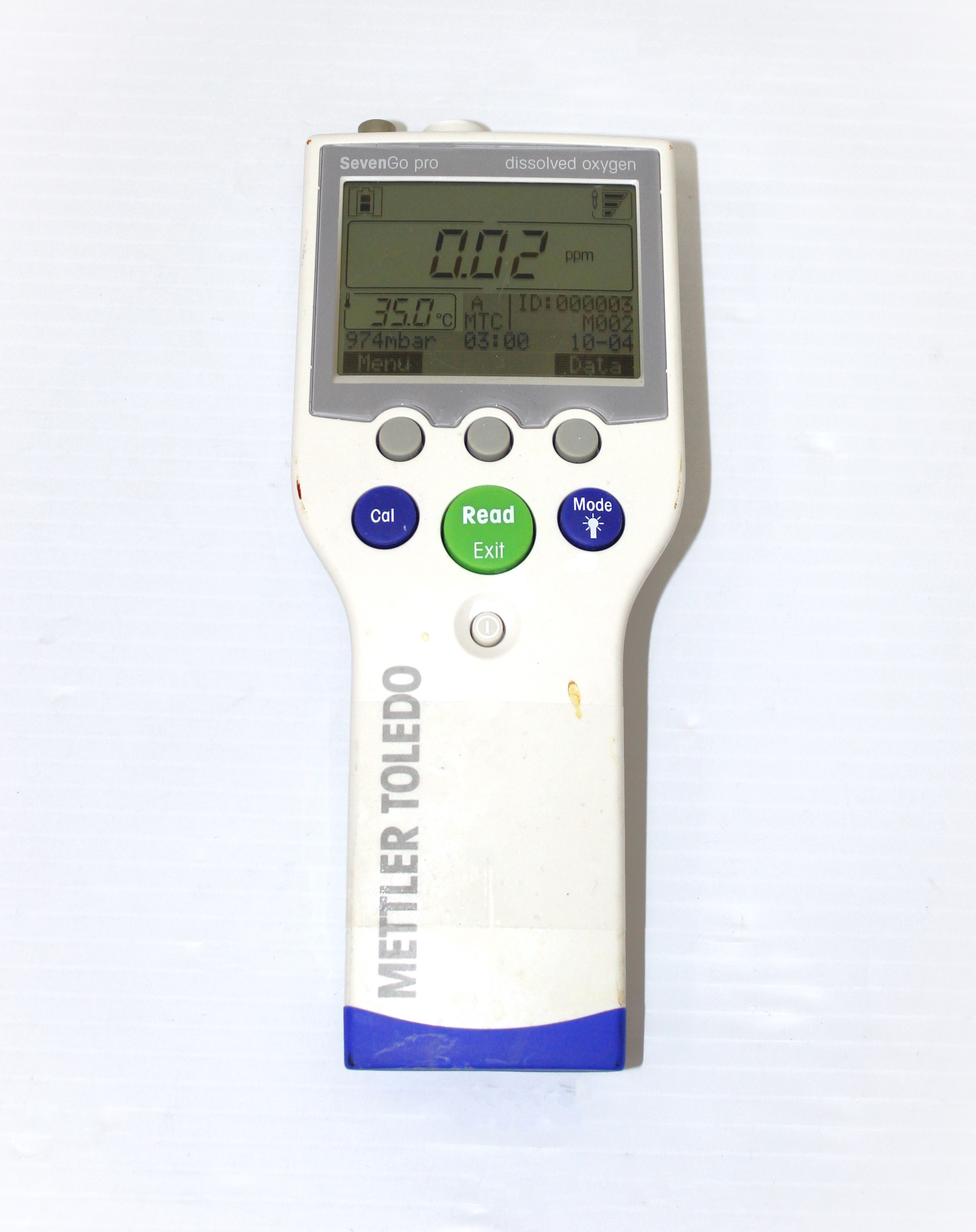 Mettler Toledo SGE Dissolved Oxygen Meter Portable -30C to 130C IP67