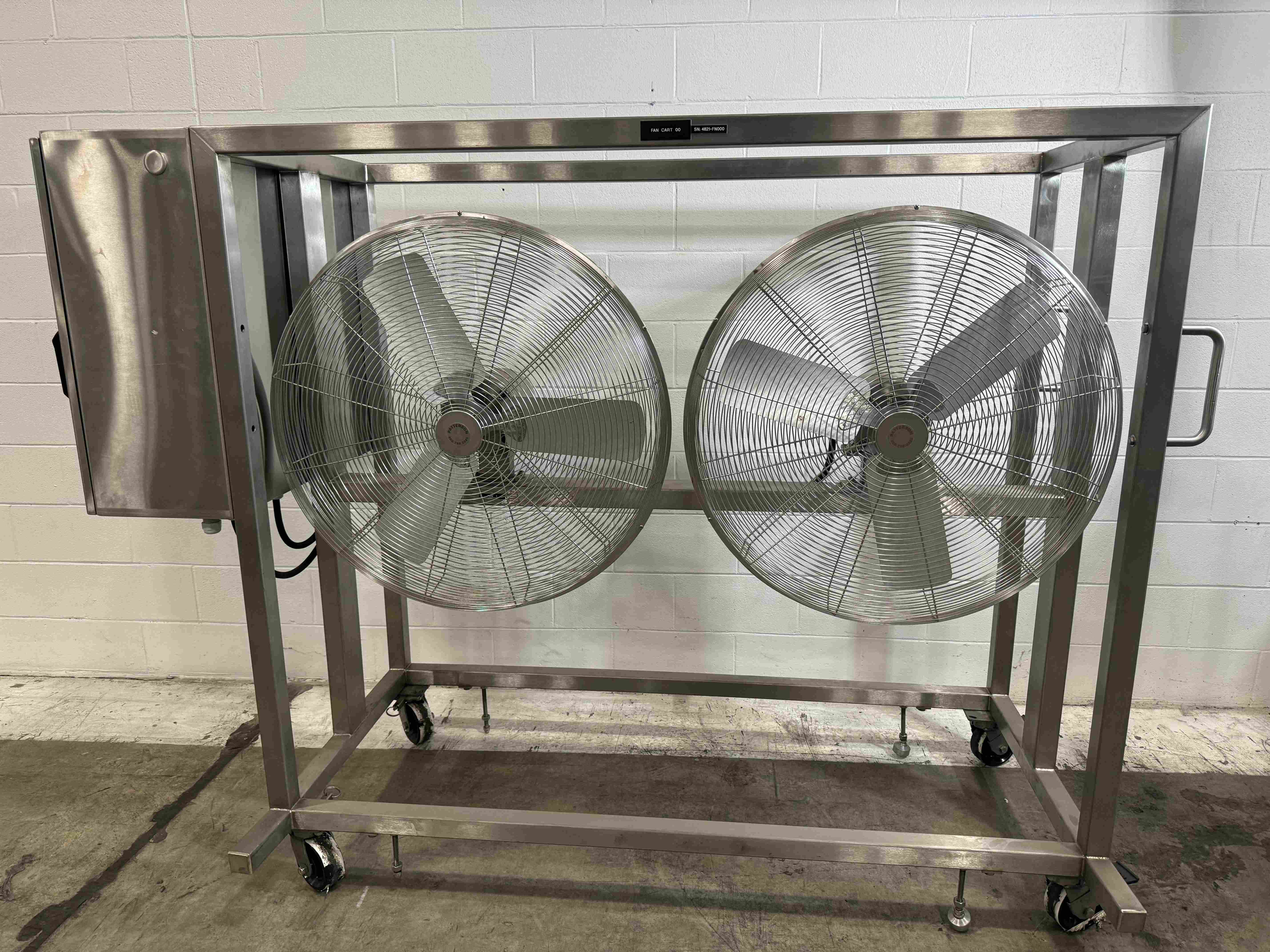 Fan Cart Model 4295 Facility Cart Dual Fan Modulated Adjustable