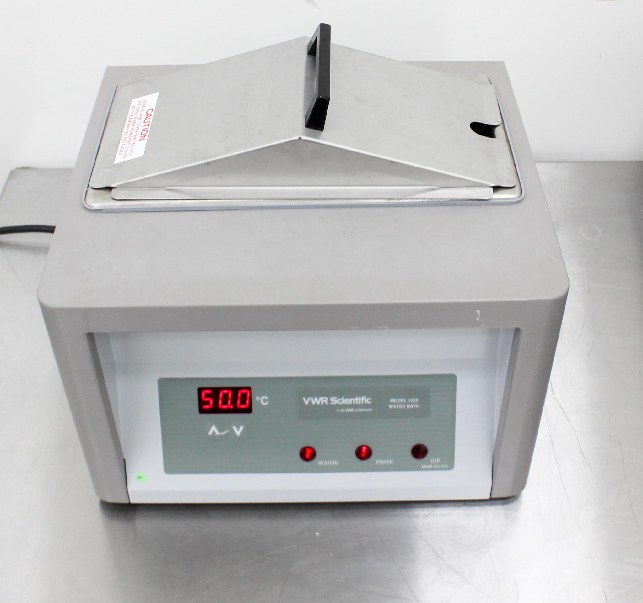 VWR 1225 Water Bath 6L Digital Controlled 100C For Lab Use Tested Used