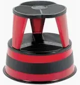 Cramer inc. Rolling 2-Steps Stool with casters Furniture Kik-step Red
