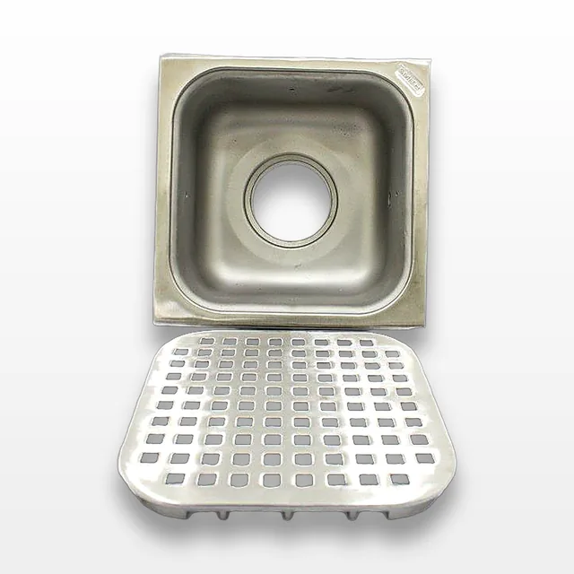 SMITH 3002-3007 Stainless Steel Floor Drain Nickel Bronze Top Turn-Key