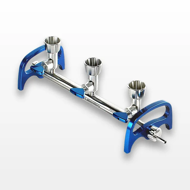 Pall 4889 Laboratory Manifold 3-Place with Valves and Accessories