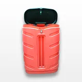 N/A CA900 Roto-Molded Shipping Case on Wheels with Storage, Very Good Condition