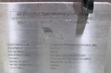 Electrol Specialties Company CIP Data Recording Cart 948AAD Stainless Steel