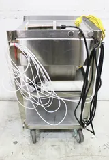 Global Industrial CR2919 Chart Recorder on SIP Cart with Honeywell DR4500