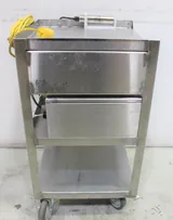 Global Industrial CR2919 Chart Recorder on SIP Cart with Honeywell DR4500