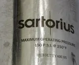 Sartorius HU33U7TY40U0S Stainless Steel Filter Housing for Laboratory Use