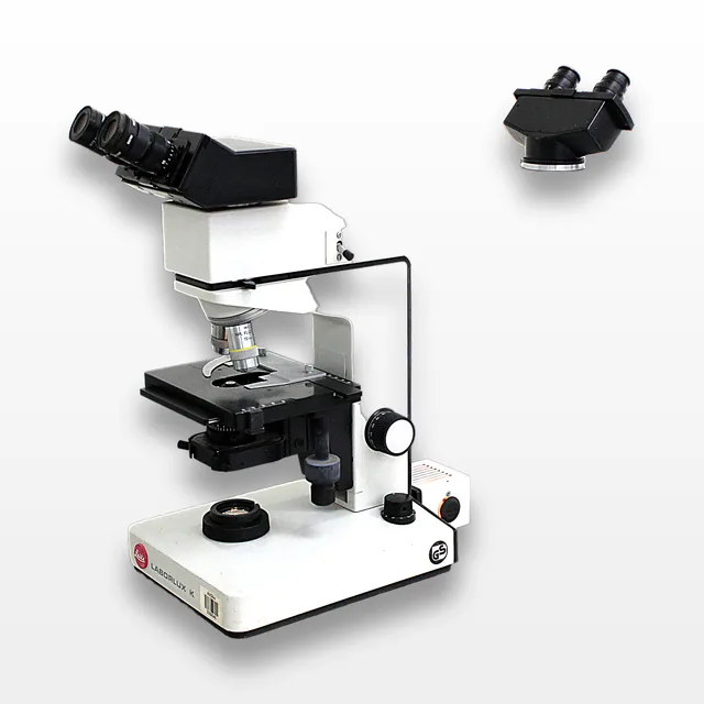 Leitz 512792 Laborlux K Microscope with Dual View Attachment & Lenses