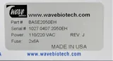 Wave Biotech Base2050EH Bioreactor System 50L Benchtop R&D Lab Use
