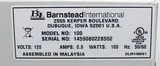 Barnstead Model 100 Compact Incubator, 80C Max Temp, aluminum chamber
