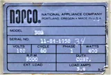 Napco 302 CO2 Incubator Monitoring System - Microprocessor PID Control