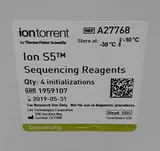 Ion Torrent A27768 Sequencing Reagents for Ion S5 System - Multiple Exp. Dates