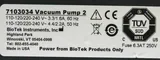 BioTek Instruments 7103034 Vacuum Pump for Microplate Washers, 115-230V