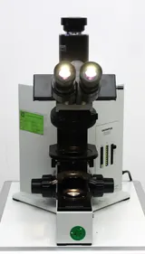 Olympus BX50F4 Microscope with U-LH100 Halogen Lamp - Used, Fully Functional