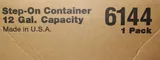 Rubbermaid 12 Gal. Step-On Container Hands-Free Trash Disposal for Offices