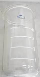 Quark 4000ml Reaction Cylindrical Vessel Sturdy Walls 150mm Flange
