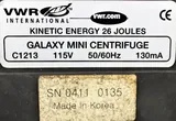 VWR C1213 Galaxy Mini Centrifuge 6000 RPM Quick Spin-Downs Microtubes