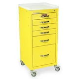 Harloff M3DS1830K16 Medical Cart with Key Lock and Antimicrobial Top