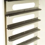 Harloff STC-SH6L Secure Scope Tray Cart with Six Trays