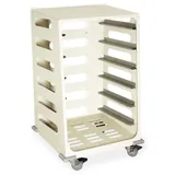 Harloff STC-SH6L Secure Scope Tray Cart with Six Trays
