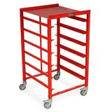 Harloff STC-AL6 Medical Storage Cart with Secure Scope Tray