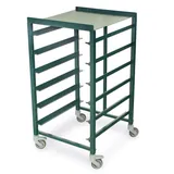 Harloff STC-AL6 Medical Storage Cart with Secure Scope Tray