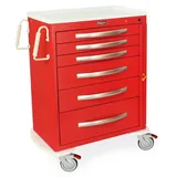 Harloff MPA3030B06 Medical Cart with Drawers and Wheels