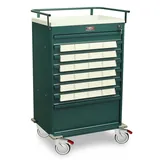 Harloff VLT24BIN5 Medical Cart with Key Lock and 24 Bins