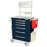 Harloff MPA3030E06+MD30-ANS3 Medical Storage Cart with Locking Options