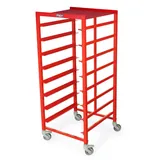 Harloff STC-AL8 Medical Storage Cart Aluminum Construction
