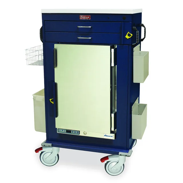 Harloff MH5200B Medical Cart with Follett REF2 Refrigerator