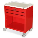 Harloff ETC-3 Medical Cart with Key Lock and Casters