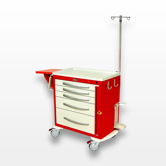 Harloff MPA3024B05+MD30-EMG1 Medical Cart with Aluminum Construction