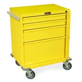 Harloff V24-4B Medical Storage Cart with Drawers and Wheels