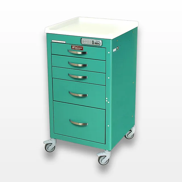 Harloff M3DS1824E05 Medical Cart with Electronic Lock
