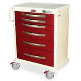 Harloff MPA3030EKC06 Medical Storage Cart with Drawers and Wheels