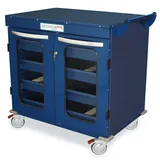 Harloff MS-IOL840 Medical Storage Cart with Lockable Doors
