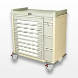 Harloff SL36BIN5 Medication Cart Dual Column 36 Bins