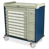 Harloff SL36BIN5 Medication Cart Dual Column 36 Bins