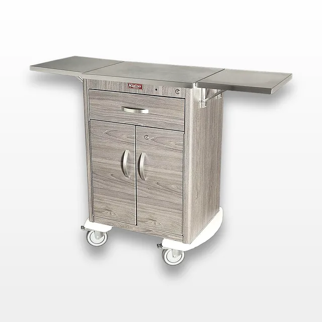Harloff MWA2427K01-21DR-DG Medical Cart with Stainless Steel Top