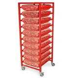 Harloff STC-AL10 Medical Storage Cart Mobile Rack