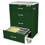 Harloff TPS3028EC4 Medical Storage Cart with Electronic Lock